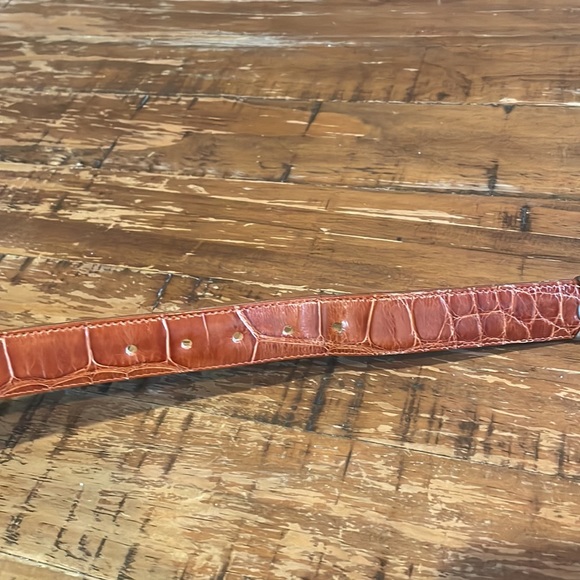 Curious George Vintage Sterling Silver and Alligator Belt Size 40. - Picture 5 of 6